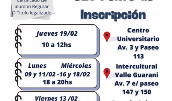 NUEVO PER�ODO DE INSCRIPCI�N PARA LA UNIVERSIDAD NACIONAL DE MAR DEL PLATA